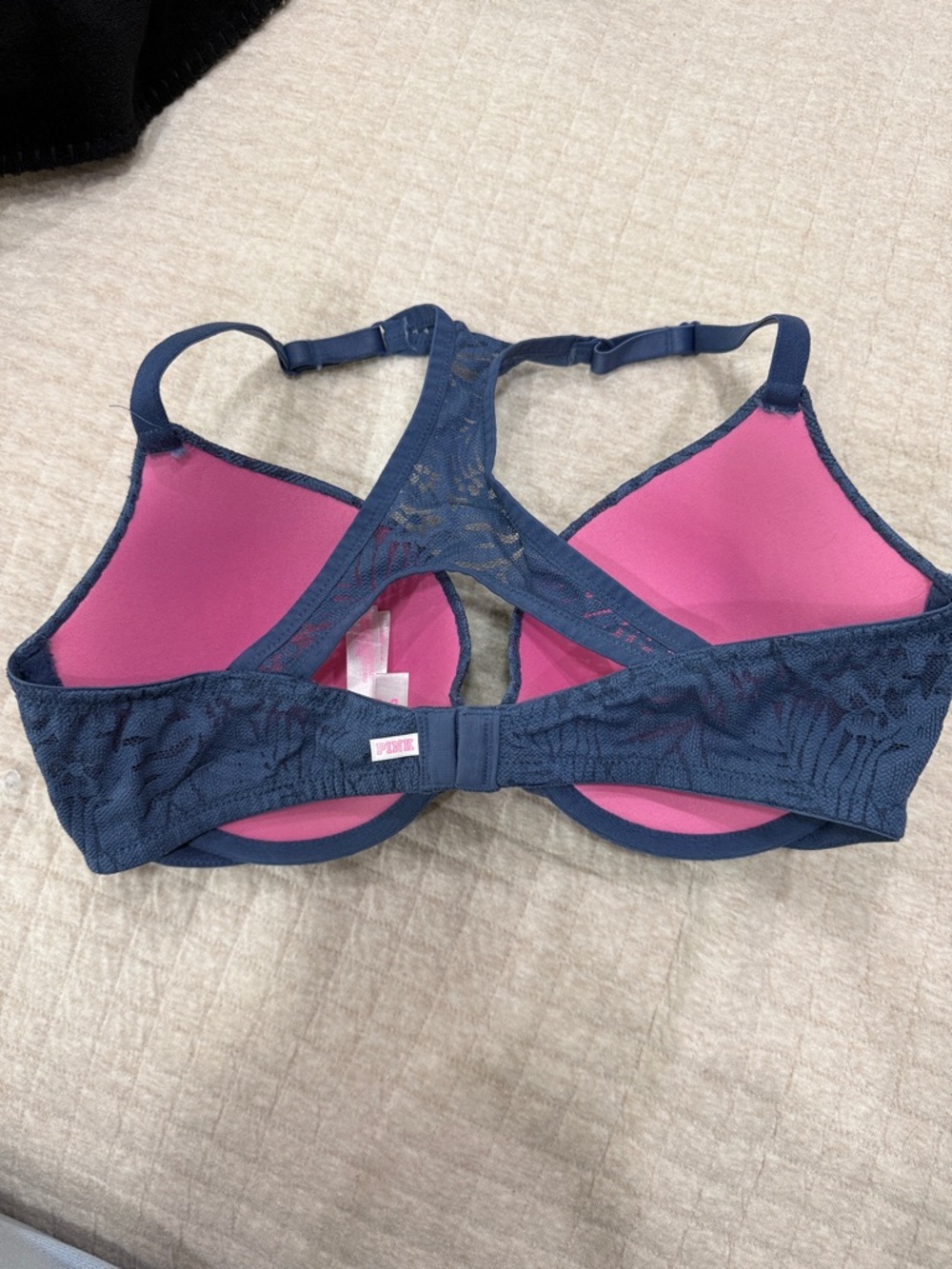 2016 PINK Lace Racerback Bra - Picture 2 of 6